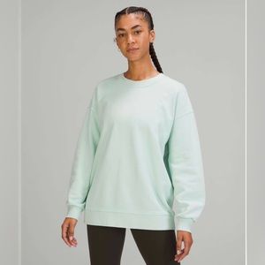 Lululemon Perfectly Oversized Crew-Delicate Mint NWT